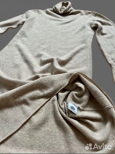 Платье шерстяное XL