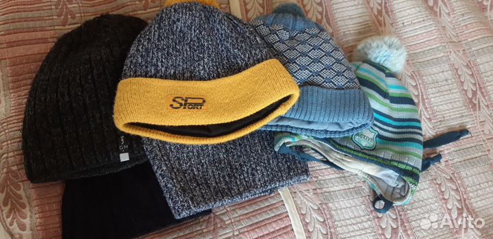 Шапки демисезонные, зимние