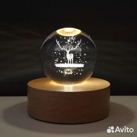 Светильник-ночник 3D шар