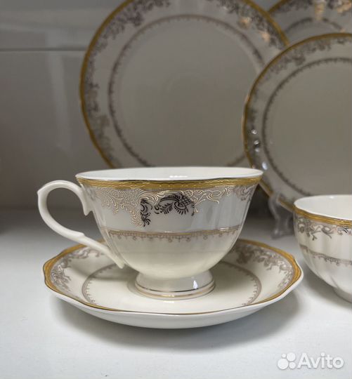 Чайный + столовый сервиз 39 предметов
