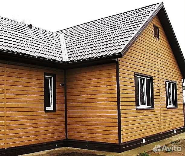 Металлический сайдинг блок хаус Аквасистем