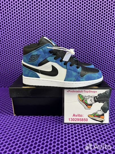 Air Jordan 1 Retro High Tie Dye р.37-41 осень