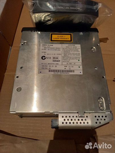 Оборотный cd-чейнджер bmw 5 e60/e61, bmw 6 e63/e64