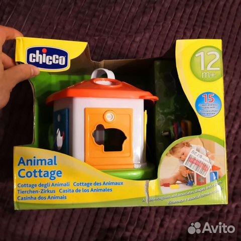 Развивающие игрушка chicco домик животных