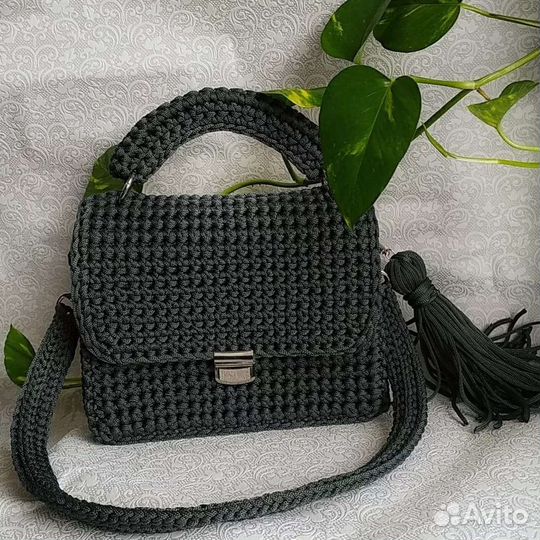 Вязаные сумки ручной работы