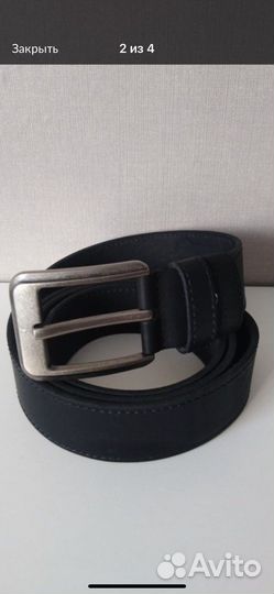 Мужской кожаный ремень