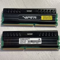 Оперативная память Patriot DDR3 2x4Gb 1600MHz