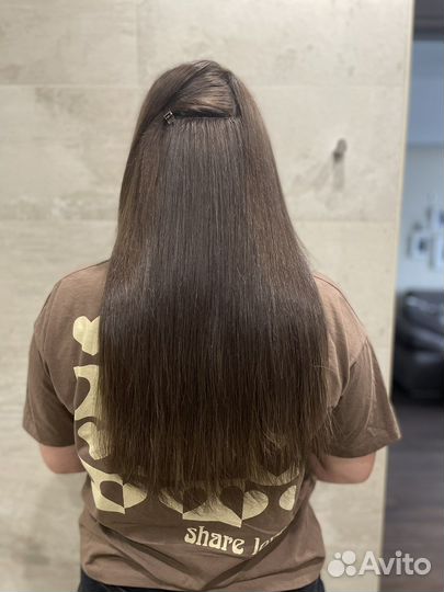 Голливудское и капсульное наращивание волос