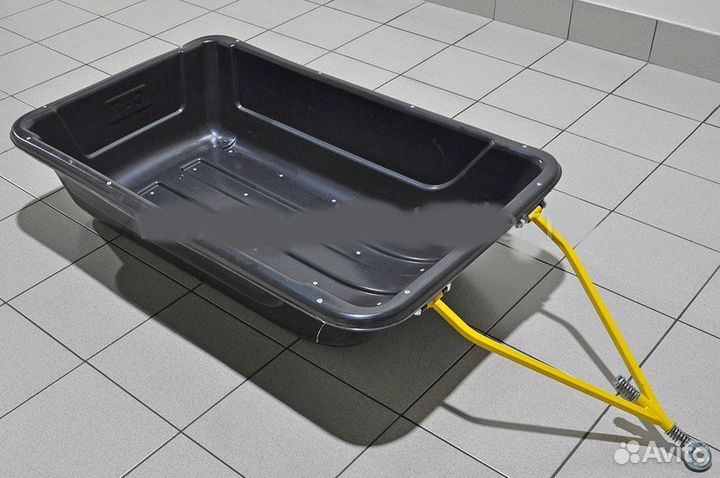 Сани-волокуши С7 обвязкой накладками снегохода