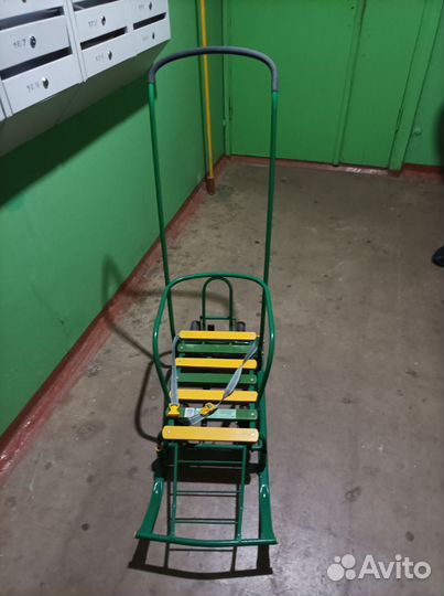 Санки тимка 5 универсал б/у+матрац (сиденье)