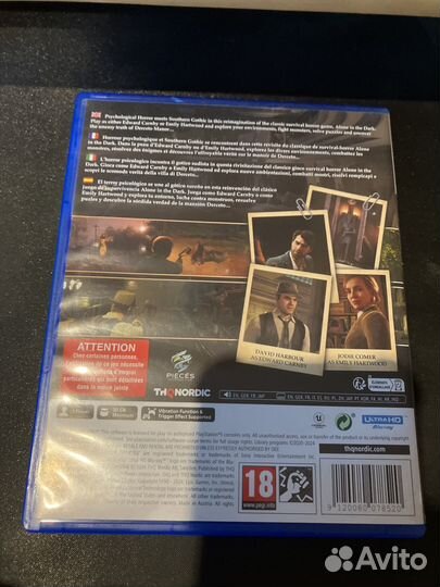 Alone in the dark ps5 диск