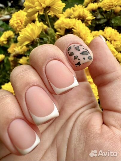 Наращивание ногтей,гель лак,коррекция гелем