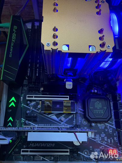 Комплект Lga 2011 v3, X99-f8, xeon E5, 16 Gb