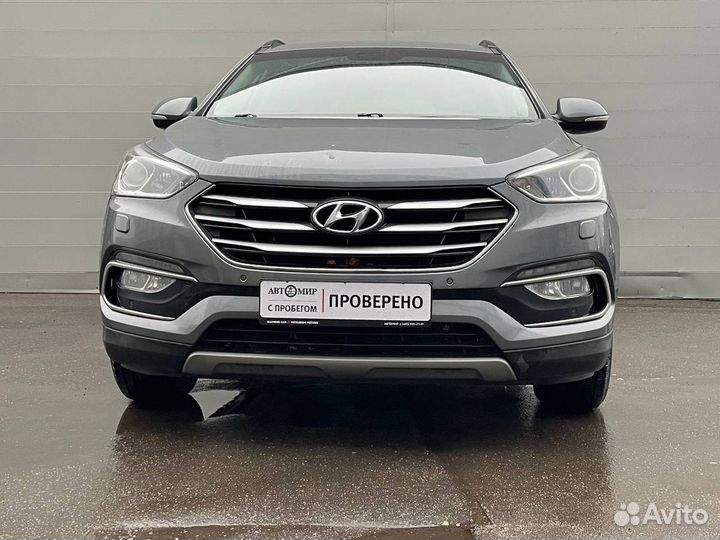 Hyundai Santa Fe 2.2 AT, 2018, 92 803 км