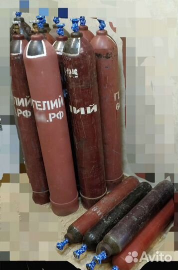 Гелий в баллонах 40л Гелиевый баллон