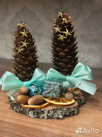 Шишки,ёлки,декор