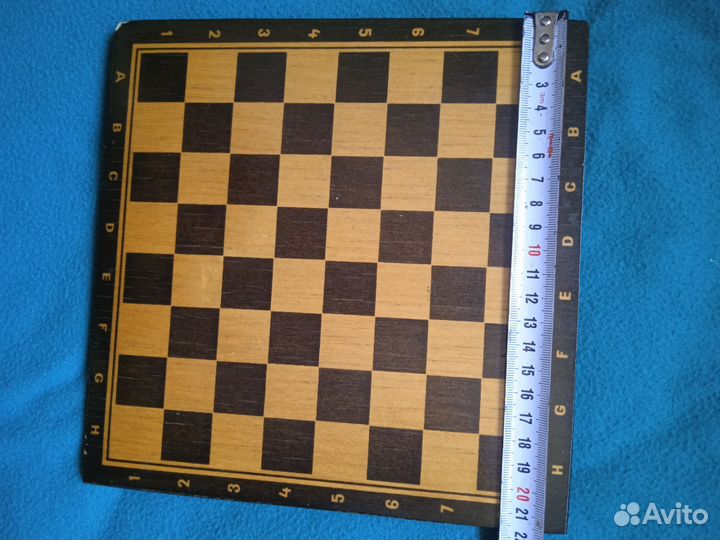 Доска шахматная без фигур 21,5 21,5см