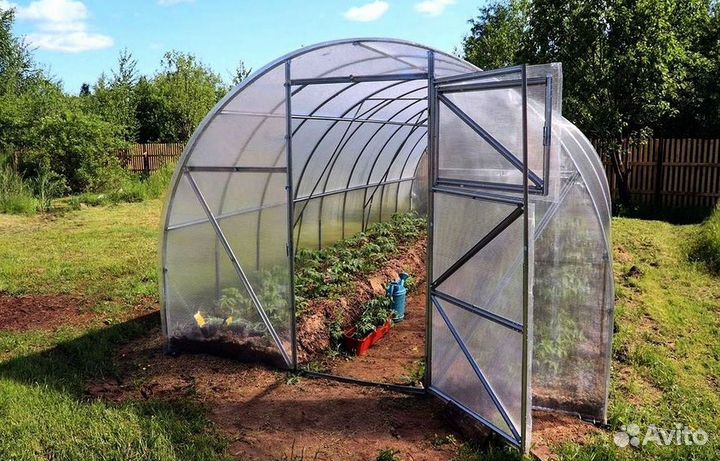 Теплица из поликарбоната арочная