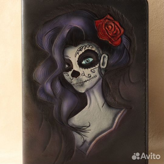 Обложка на паспорт из натуральной кожи