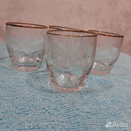 Хрусталь времён СССР(рюмки и фужеры-16шт)