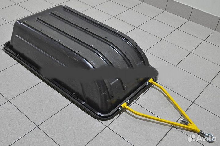 Сани-волокуши С7 обвязкой накладками снегохода