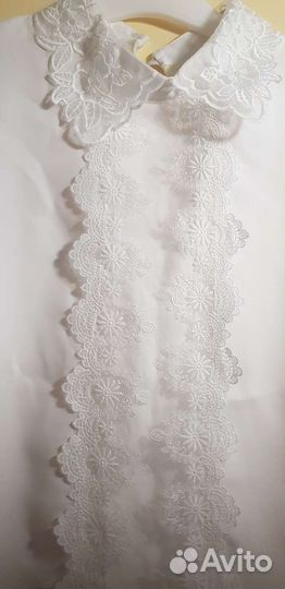 Блузка белая для девочек