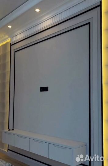 Молдинг плоский Черный матовый