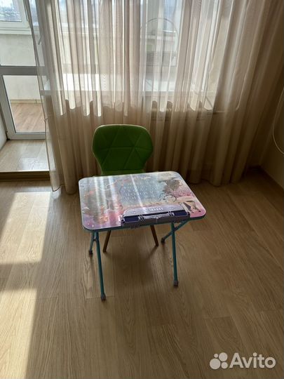 Детский столик + стульчик бу