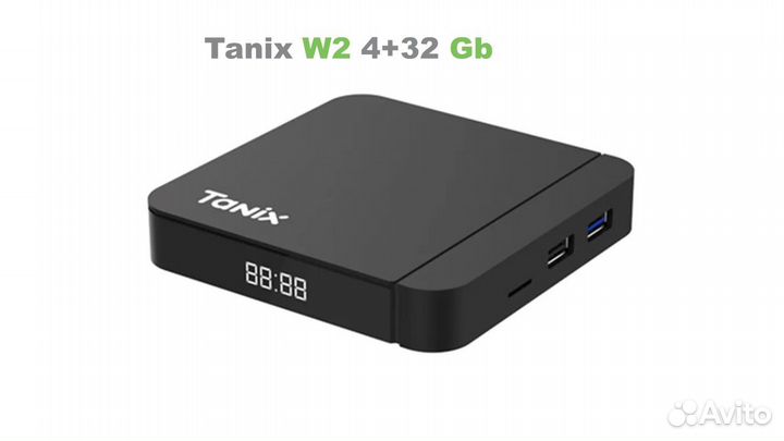 Смарт тв приставка Tanix W2 андроид Android TV