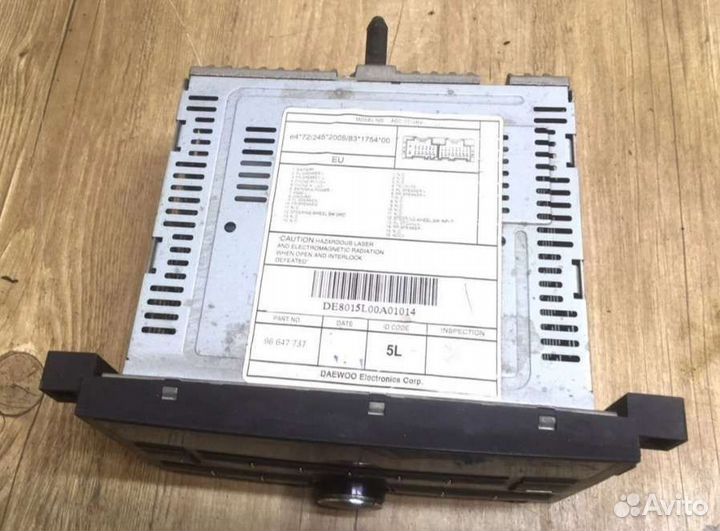 Магнитола Chevrolet Aveo седан