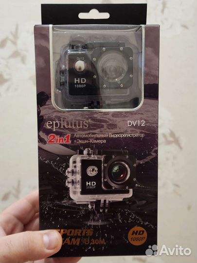 Экшн камера видеорегистратор Eplutus