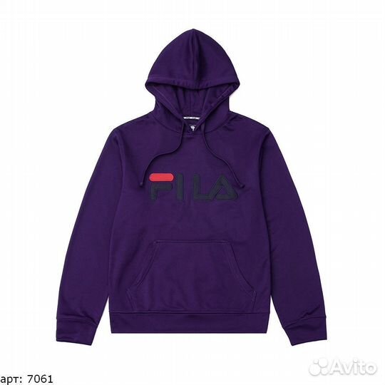 Худи fila фиолетовое
