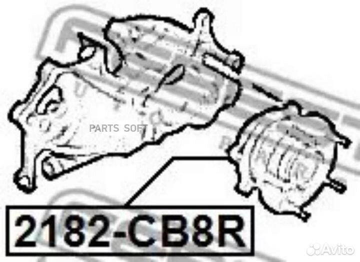 Ступица ford focus CB8 2011- EU 2182CB8R