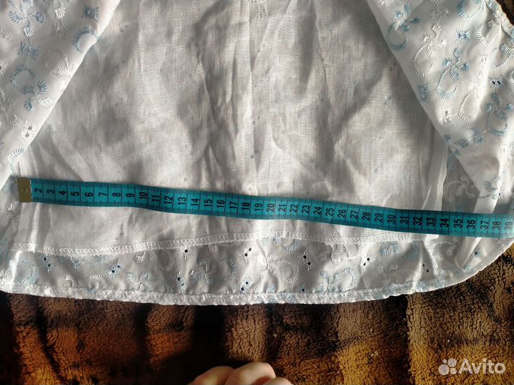 Рубашка и чепчик для крещения