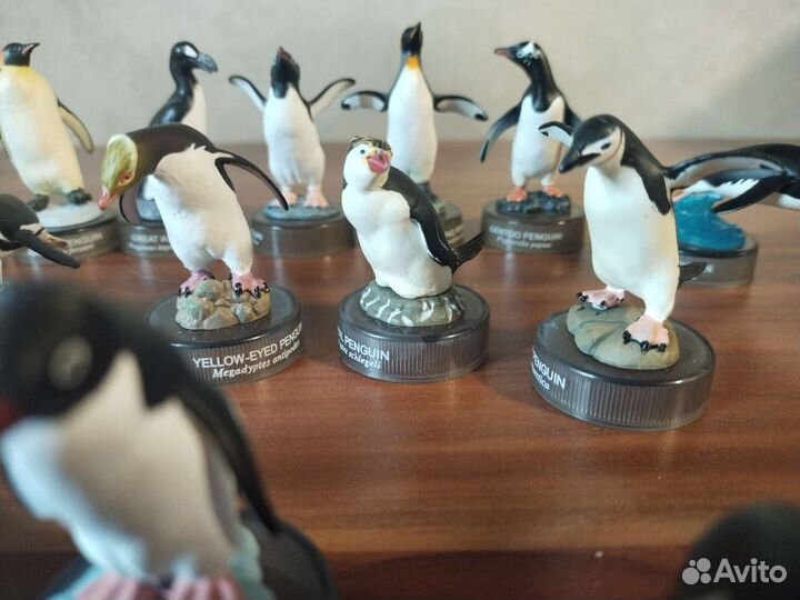 Пингвины Kaiyodo Capsule Aquarium 18 фигурок