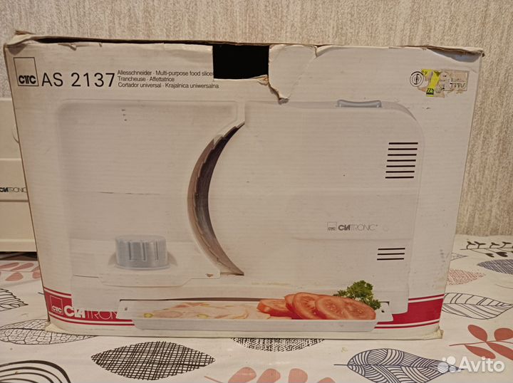 Ломтерезка слайсер Clatronic (Germany)