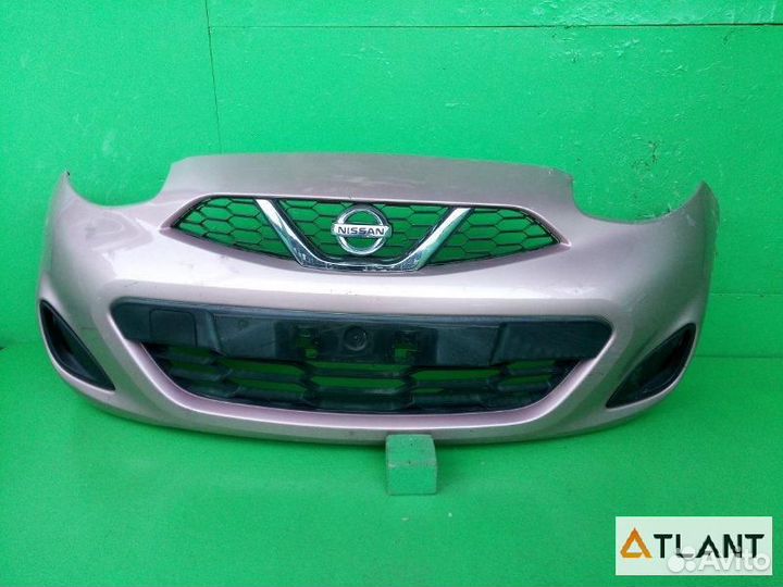 Бампер передний nissan march