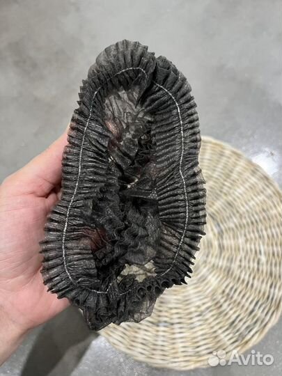 Шапочки одноразовые защитные 10 шт черные