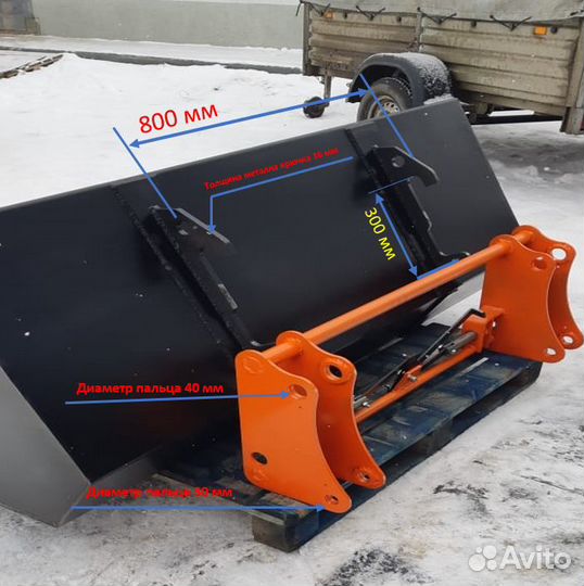 Евро рамка - быстросъём на погрузчик кун/пку