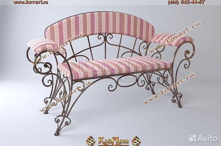 Диваны кованые. Диван кованый. Art: C722