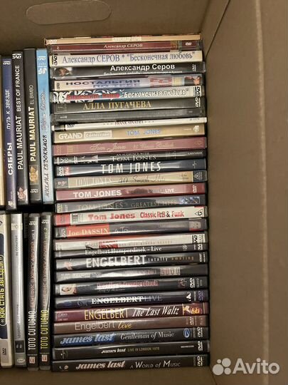 DVD концерты лицензия 40 шт