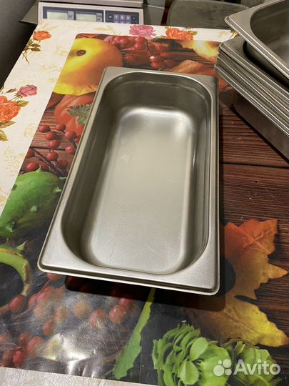 Гастроемкость Kitchen, нерж. сталь, 327х325х65 мм