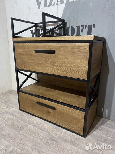 Комод консоль лофт