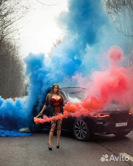 Цветной дым для фотосессий