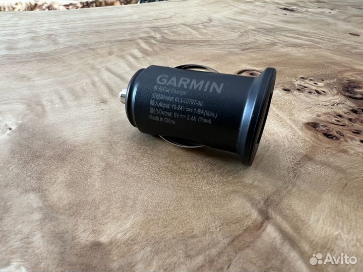 Garmin Авто зарядка оригинал, 2- Usb разъема