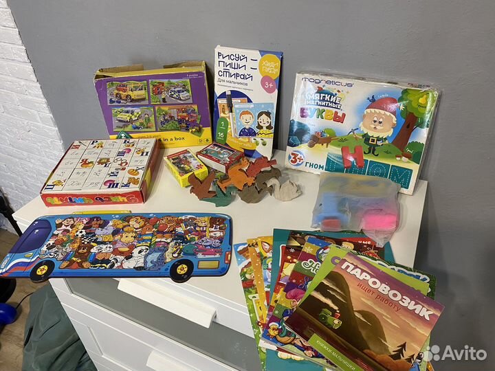 Развивающие игрушки от 3 лет пакетом
