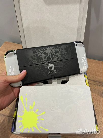 Nintendo switch oled splatoon 3 новая чипованная