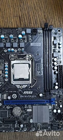 Материнская плата с процессором Msi
