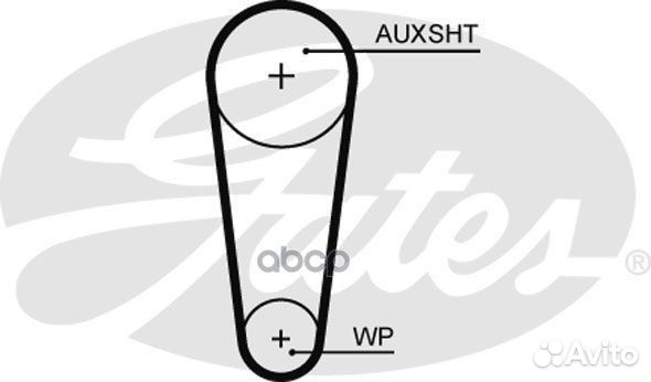 Комплект ремня грм VAG 1.0T/1.2T/1.6 13- (с