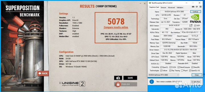 Msi gamingX rtx 3060 12gb